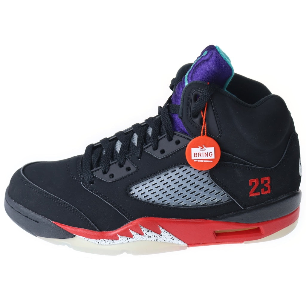 NIKE(ナイキ) Air Jordan 5 Retro Top3 エアジョーダン5 レトロ トップ3 ハイカットスニーカー ブラック US9/27cm CZ1786‐001