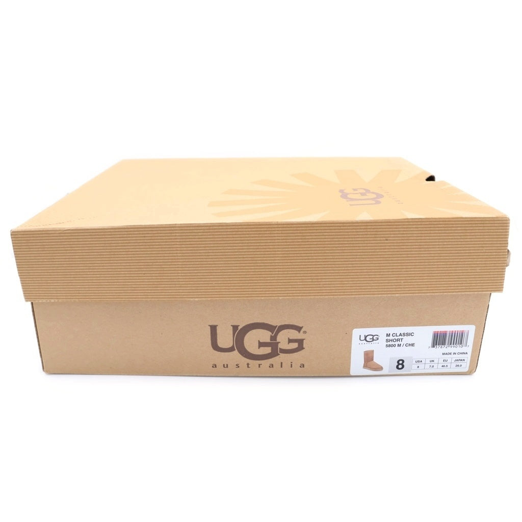 UGG(アグ) 5800M Classic Short クラシックショート ムートンブーツ ブラウン US8/26cm