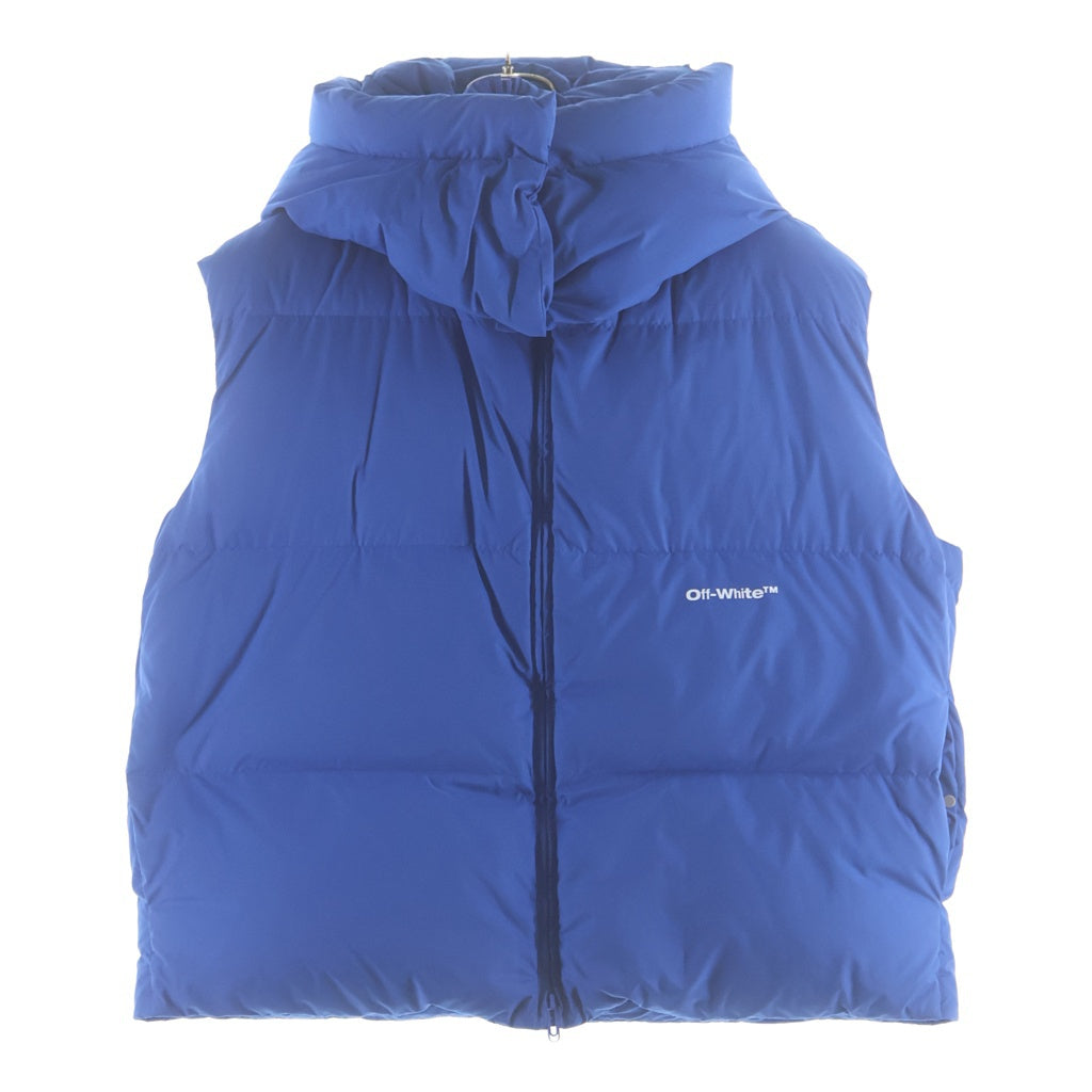 OFF-WHITE(オフホワイト) 22AW オーバーサイズ フーデッドダウンベスト ブルー OMED038F22FAB001