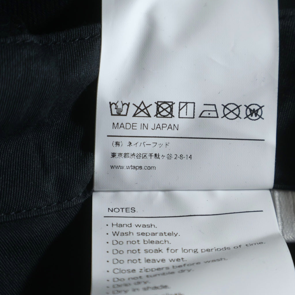 WTAPS(ダブルタップス) 23AW EX47 COLLECTION? コットン カーゴパンツ ブラック 232WVDT-PTM06