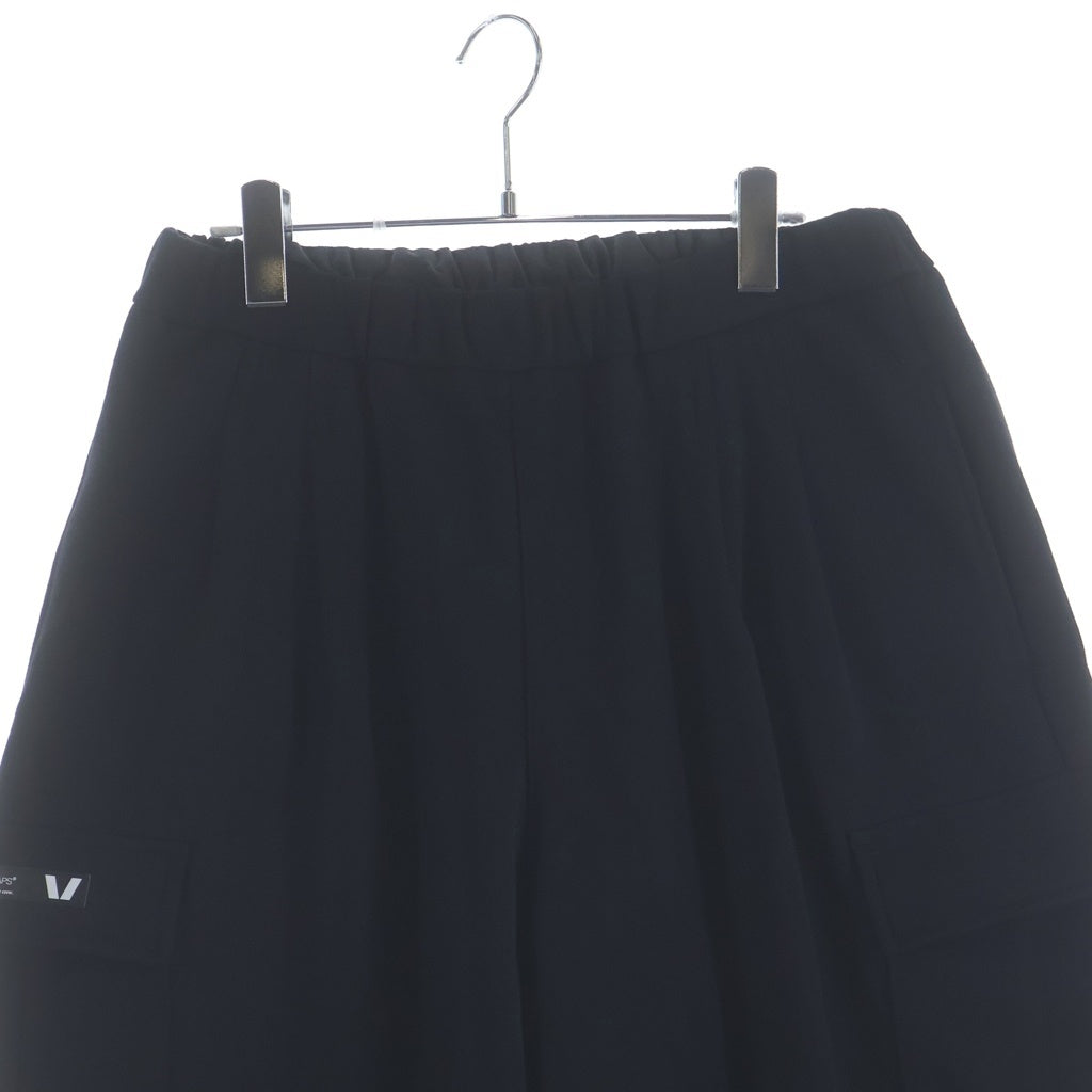 WTAPS(ダブルタップス) 25AW LEZ / 6P / TROUSERS / COTTON コットン スウェット カーゴパンツ ブラック 252SPDT-CSM03