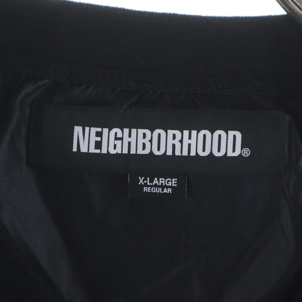 NEIGHBORHOOD(ネイバーフッド) 25AW PULLOVER SHIRT LS Vネック プルオーバーシャツ ウィンドブレーカー ブラック 252TSNH-SHM04