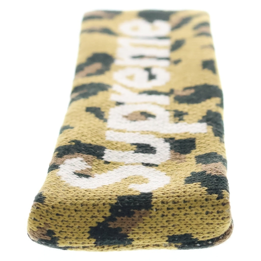 SUPREME(シュプリーム) 18AW ×NEW ERA Big Logo Headband ニューエラ ヘッドバンド ヘアバンド レオパード ブラウン