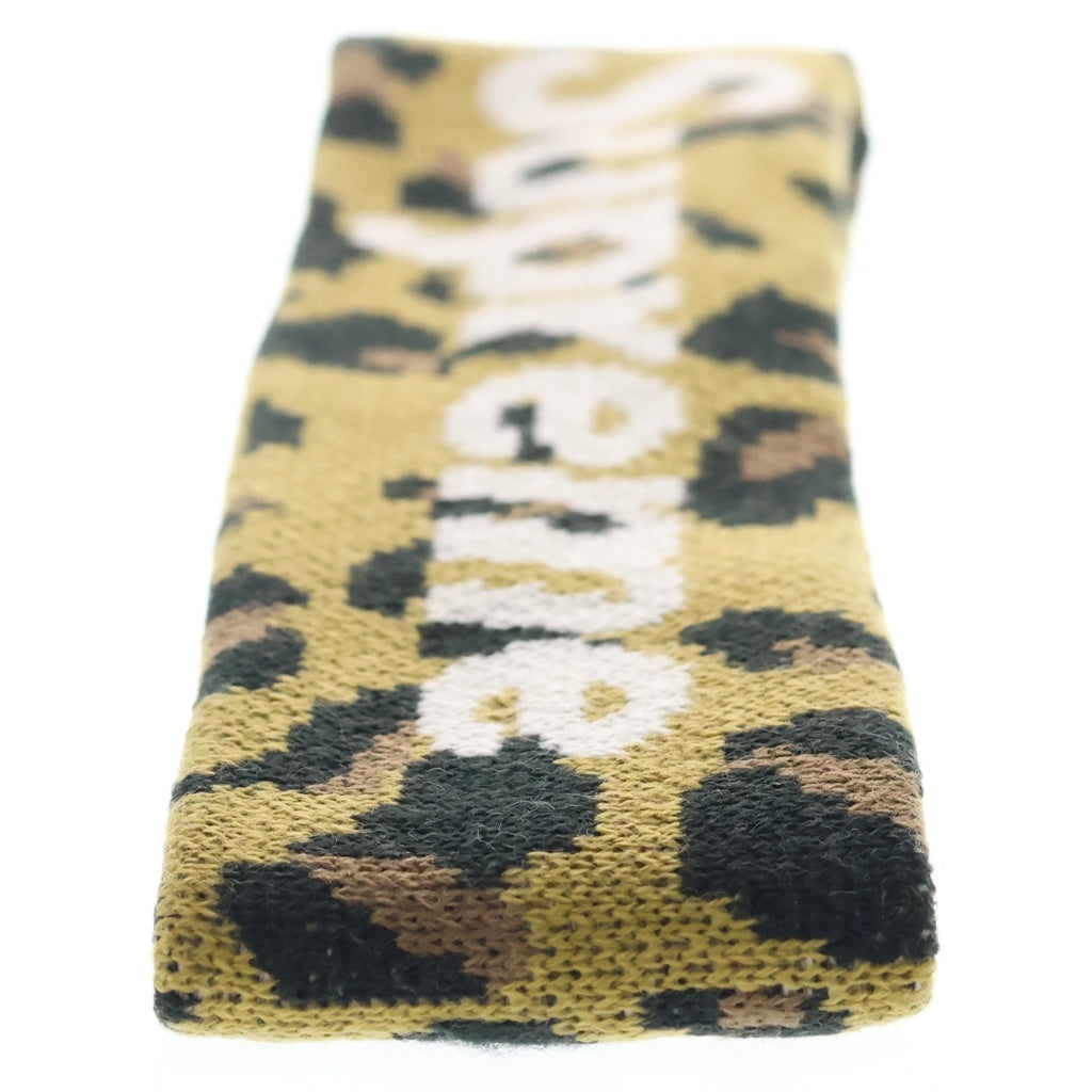 SUPREME(シュプリーム) 18AW ×NEW ERA Big Logo Headband ニューエラ ヘッドバンド ヘアバンド レオパード ブラウン