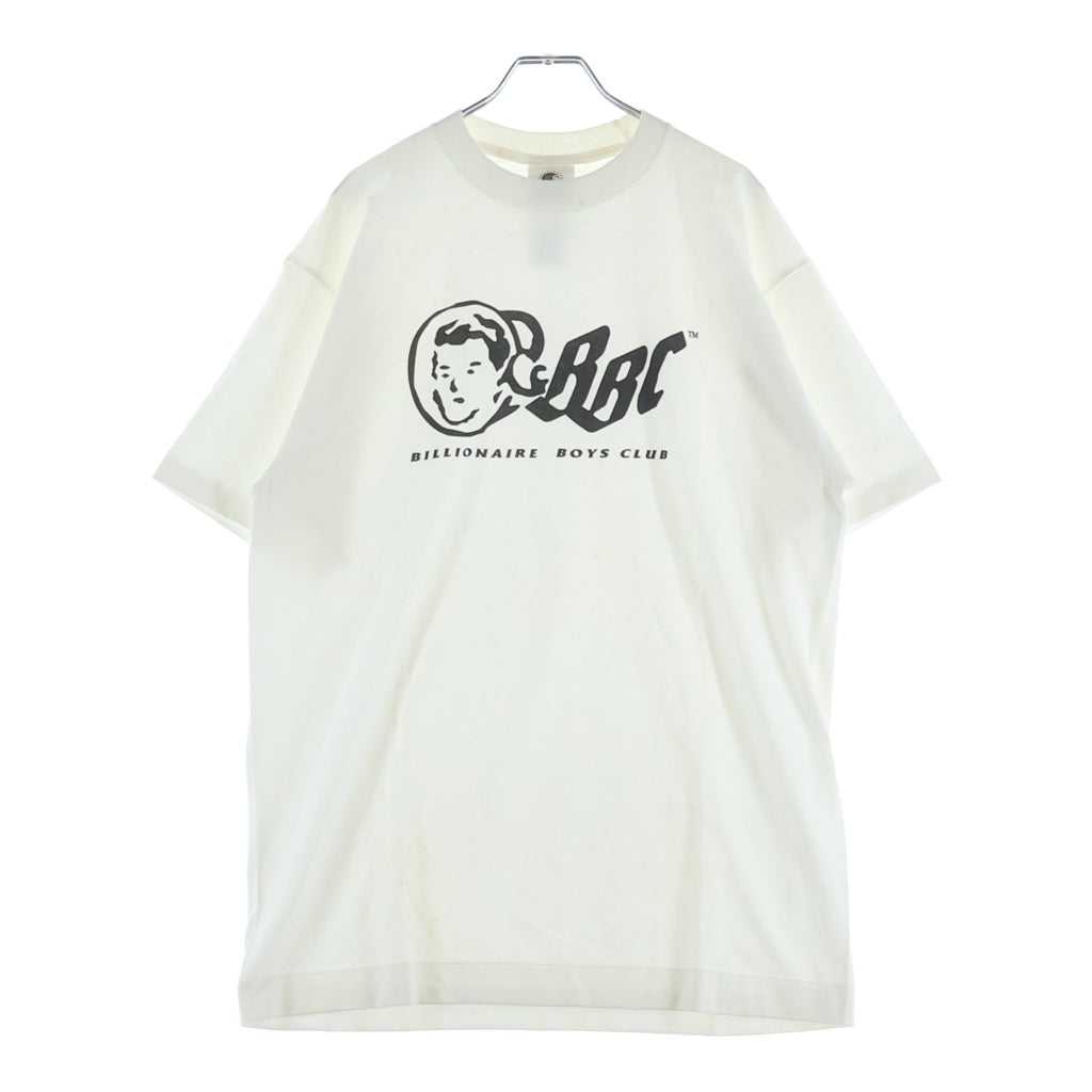 BILLIONAIRE BOYS CLUB(ビリオネアボーイズクラブ) 00s フロントロゴプリント 初期タグ デッドストック 半袖Tシャツ ホワイト