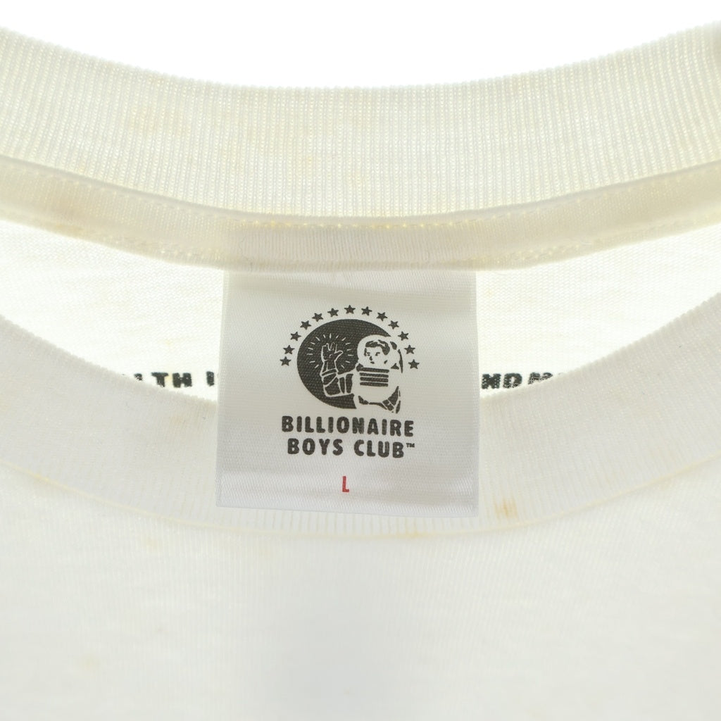 BILLIONAIRE BOYS CLUB(ビリオネアボーイズクラブ) 00s フロントロゴプリント 初期タグ デッドストック 半袖Tシャツ ホワイト