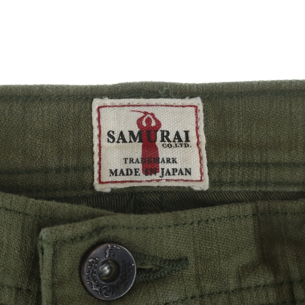 SAMURAI JEANS(サムライジーンズ) SJ52BP ヘビィーバックサテンベイカーパンツ オリーブ