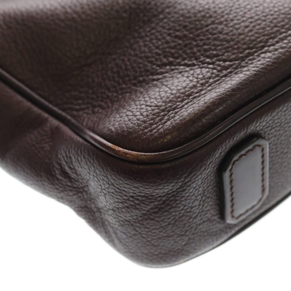 dunhill(ダンヒル) ボストンシリーズ グレインレザー ブリーフケース ビジネスバッグ カバン バーガンディー