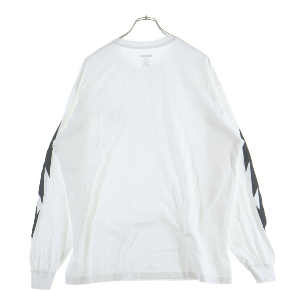 NEIGHBORHOOD(ネイバーフッド) 24AW ボックスロゴ プリント長袖Tシャツ ホワイト 242PCNH-LT16