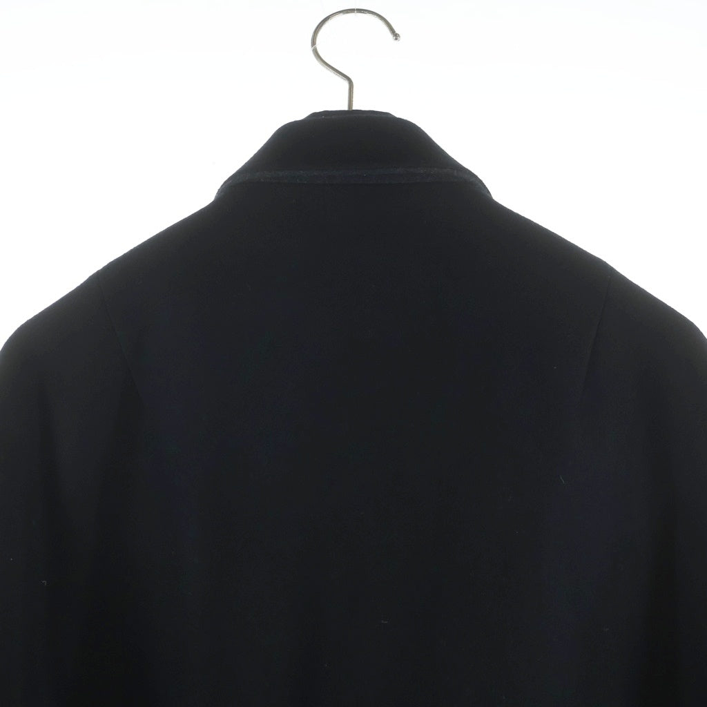 Sacai(サカイ) 23AW ウール ナイロン ドッキング チェスターコート ブラック 23-03114M