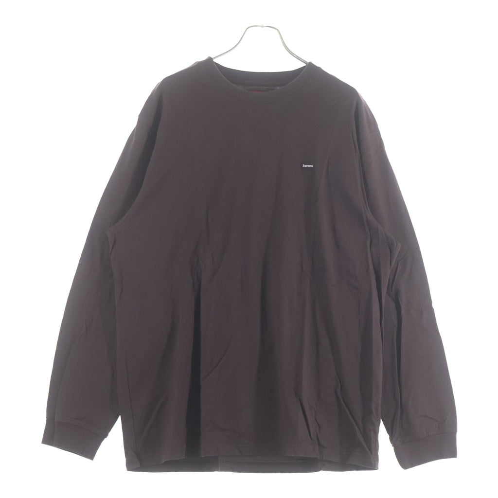 SUPREME(シュプリーム) Small Box L/S Tee スモールボックス 長袖Tシャツ ダークブラウン