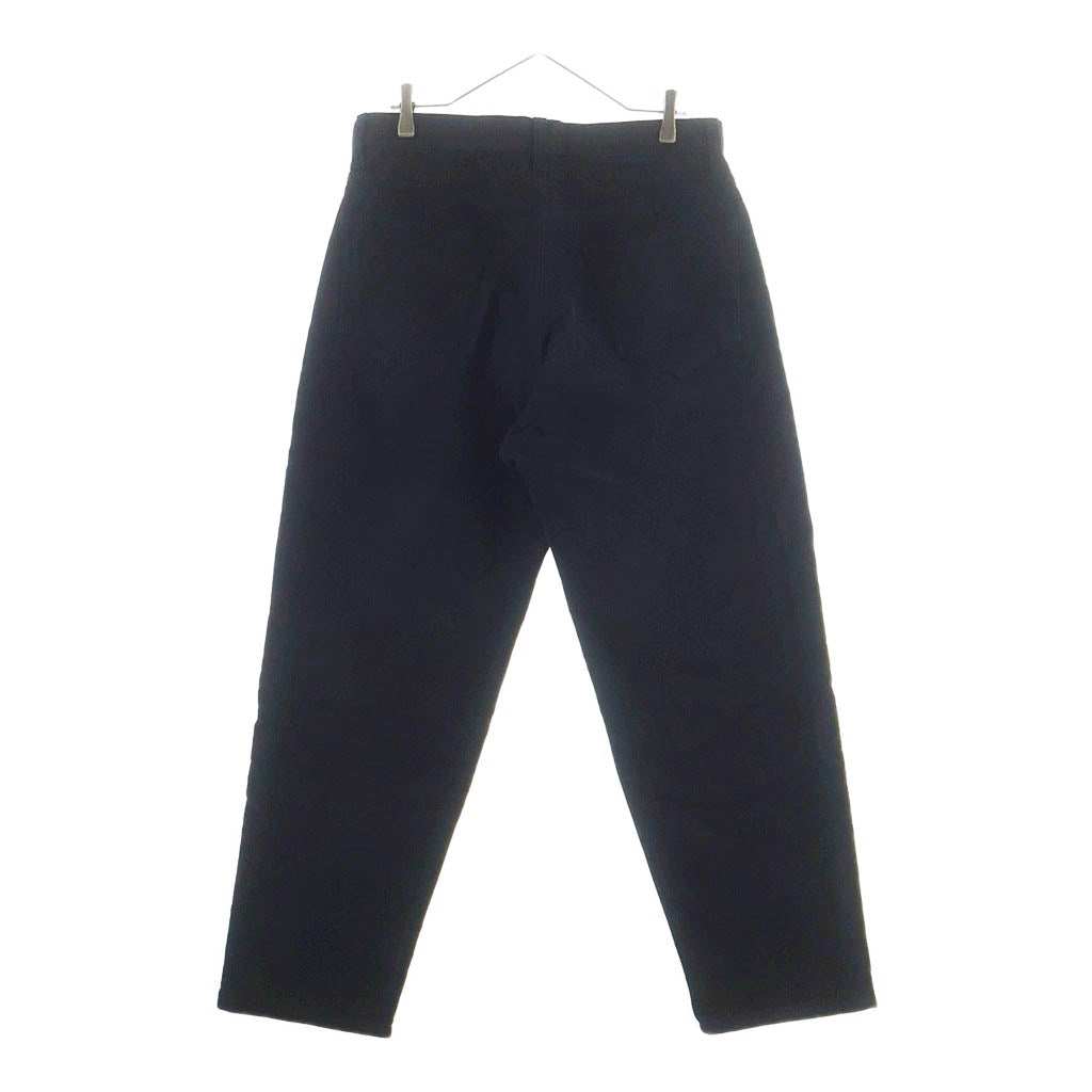 COMOLI(コモリ) 23AW モールスキン 5P ストレートパンツ ブラック Y03-03018