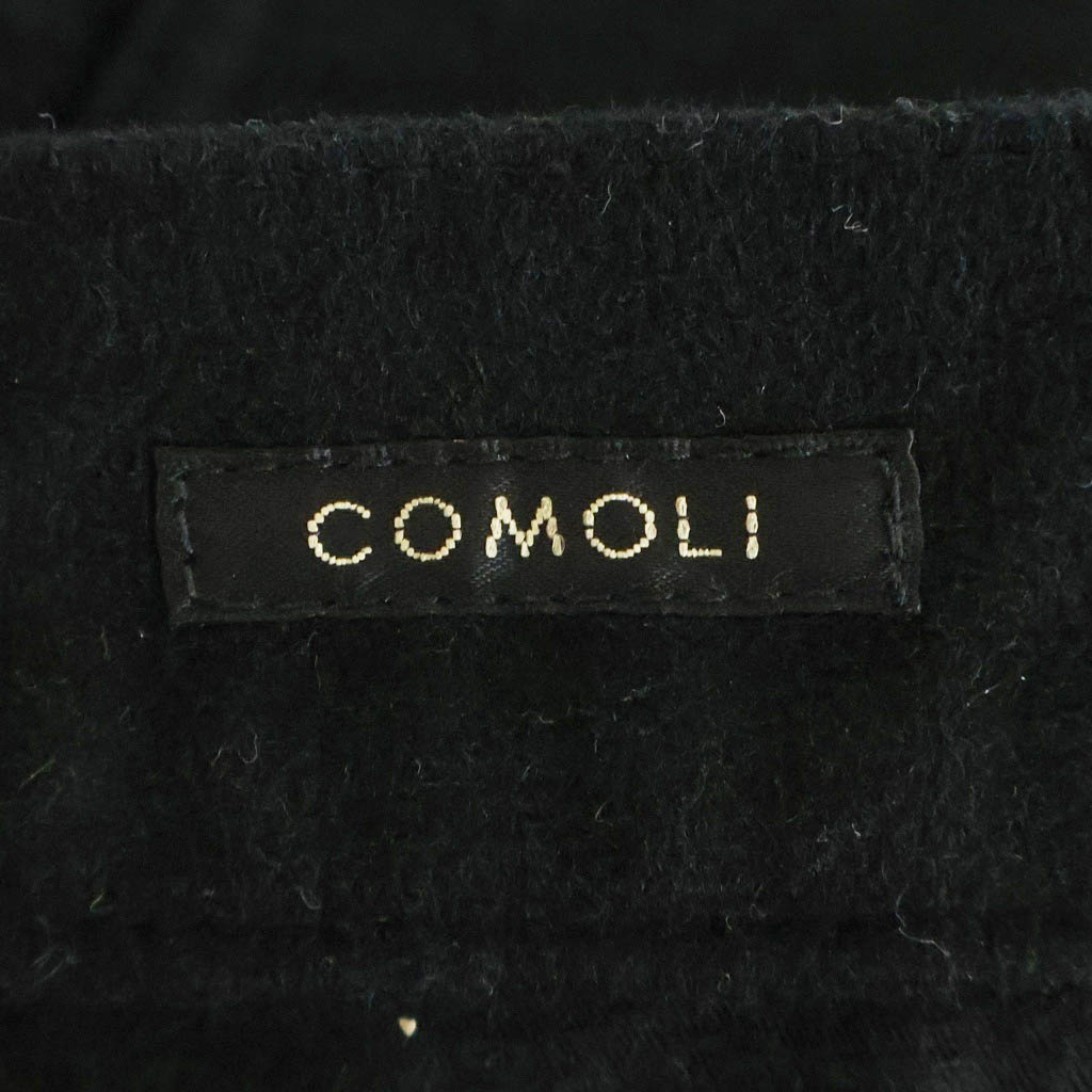 COMOLI(コモリ) 23AW モールスキン 5P ストレートパンツ ブラック Y03-03018