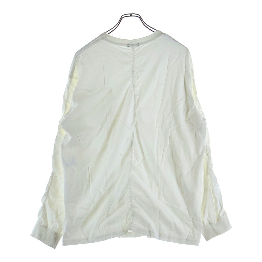 UNDERCOVER(アンダーカバー) ポケットクルーネック 長袖Tシャツ ロンT ホワイト U12A4811