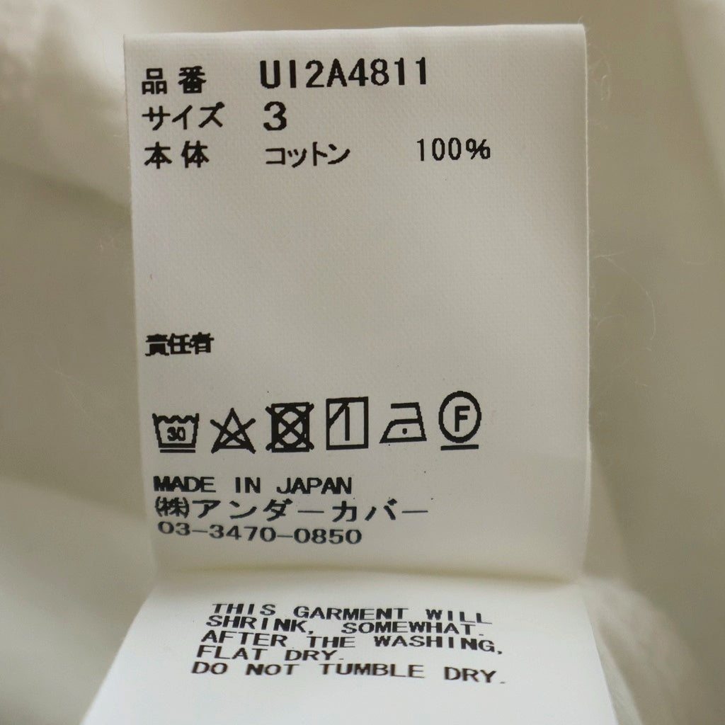 UNDERCOVER(アンダーカバー) ポケットクルーネック 長袖Tシャツ ロンT ホワイト U12A4811