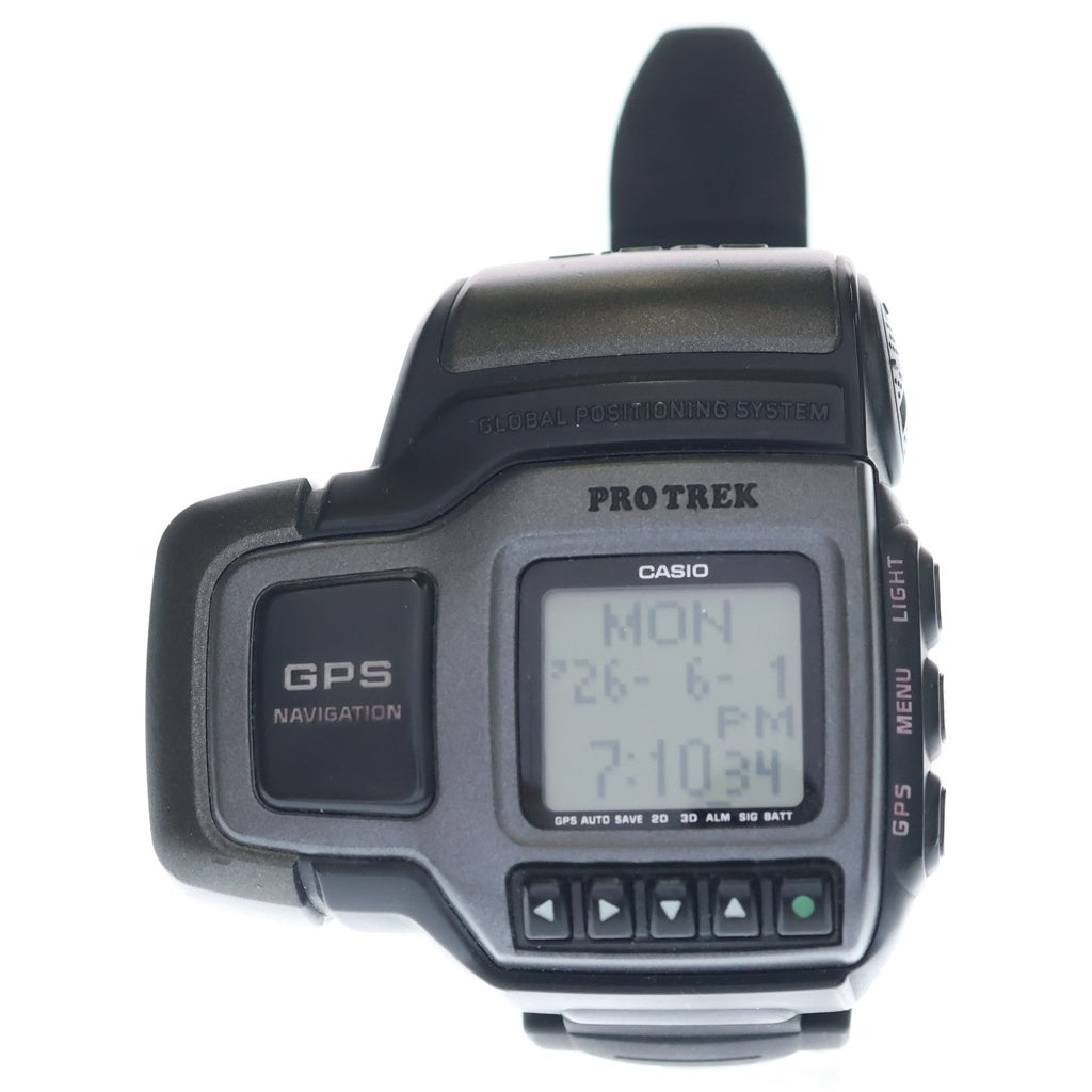 CASIO(カシオ) VINTAGE PROTREK PRT-1 ヴィンテージ GPSナビゲーション プロトレック ウォッチ 時計 ブラック