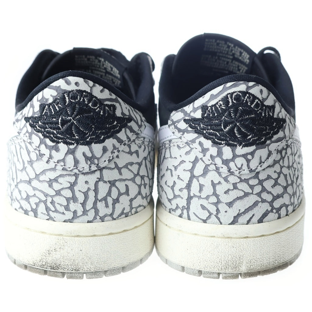 NIKE(ナイキ) AIR JORDAN 1 RETRO LOW OG BLACK CEMENT エアジョーダン1 レトロ ブラックセメント ローカットスニーカー グレー/ブラック US8.5/26.5cm CZ0790-001