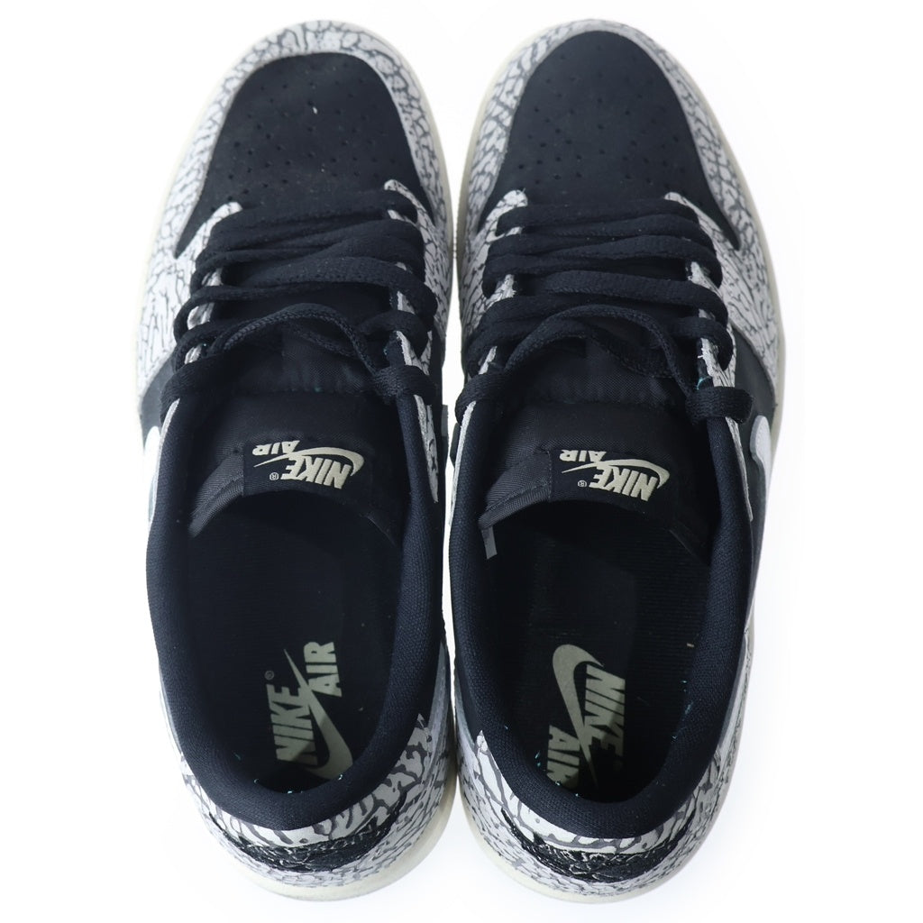 NIKE(ナイキ) AIR JORDAN 1 RETRO LOW OG BLACK CEMENT エアジョーダン1 レトロ ブラックセメント ローカットスニーカー グレー/ブラック US8.5/26.5cm CZ0790-001