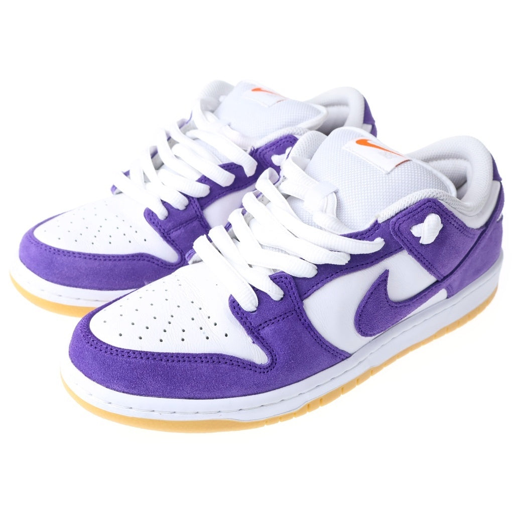 NIKE SB(ナイキエスビー) DUNK LOW PRO ISO ORANGE LABEL COURT PURPLE DV5464-500 ダンク プロ オレンジレーベル コートパープル ローカットスニーカー パープル/ホワイト US9/27cm