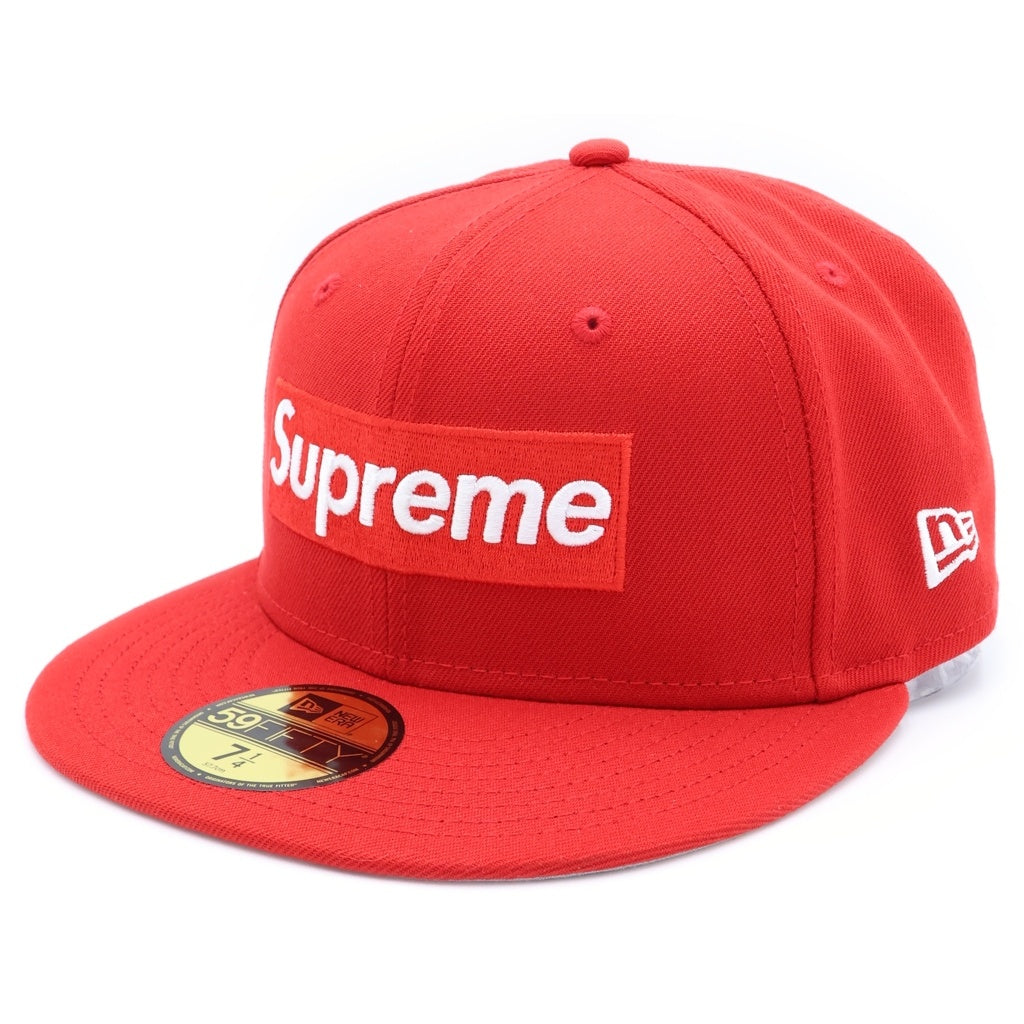 SUPREME(シュプリーム) 24SS ×NEW ERA MLB Teams Box Logo ニューエラ アトランタ ボックスロゴ ベースボールキャップ 帽子 レッド