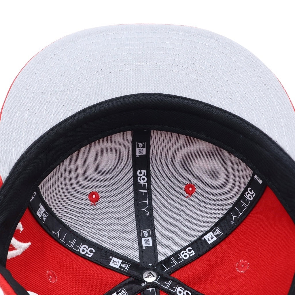 SUPREME(シュプリーム) 24SS ×NEW ERA MLB Teams Box Logo ニューエラ アトランタ ボックスロゴ ベースボールキャップ 帽子 レッド