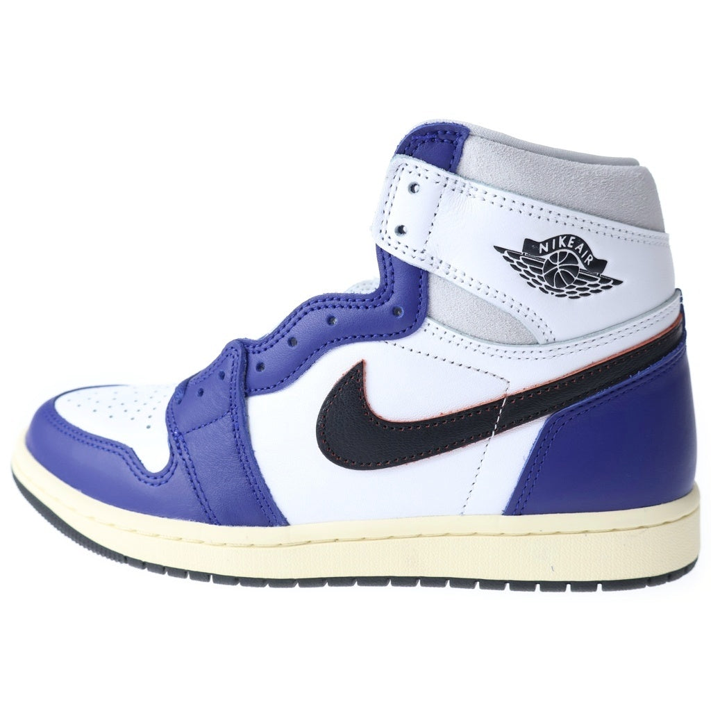 NIKE(ナイキ) AIR JORDAN 1 HIGH OG RARE AIR DEEP ROYAL BLUE DZ5485-100 エアジョーダン OG レア エアディープ ロイヤルブルー ハイカットスニーカー US8.5/26.5cm