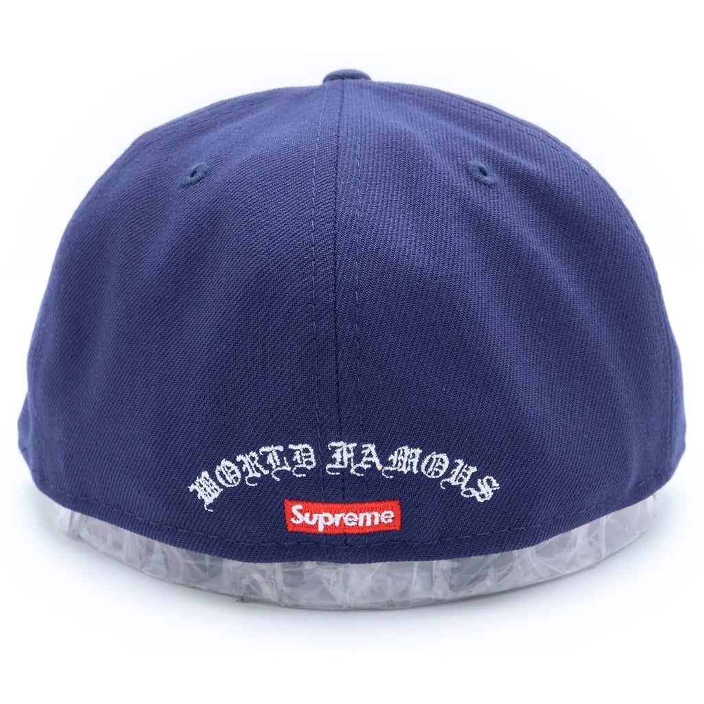 SUPREME(シュプリーム) 24SS ×NEW ERA Gold Cross S Logo ニューエラ ゴールドクロス Sロゴ ベースボールキャップ 帽子 ネイビー