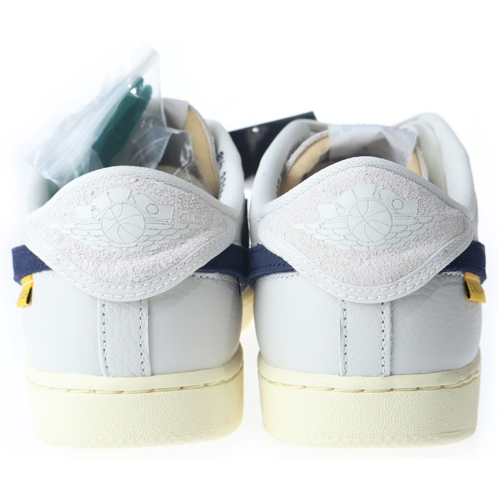 NIKE(ナイキ) ×UNION AIR JORDAN 1 LOW KO SAIL LEATHER DZ4864-100 ユニオン エアジョーダン1 ローカットスニーカー セイル アイボリー US8.5/26.5cm