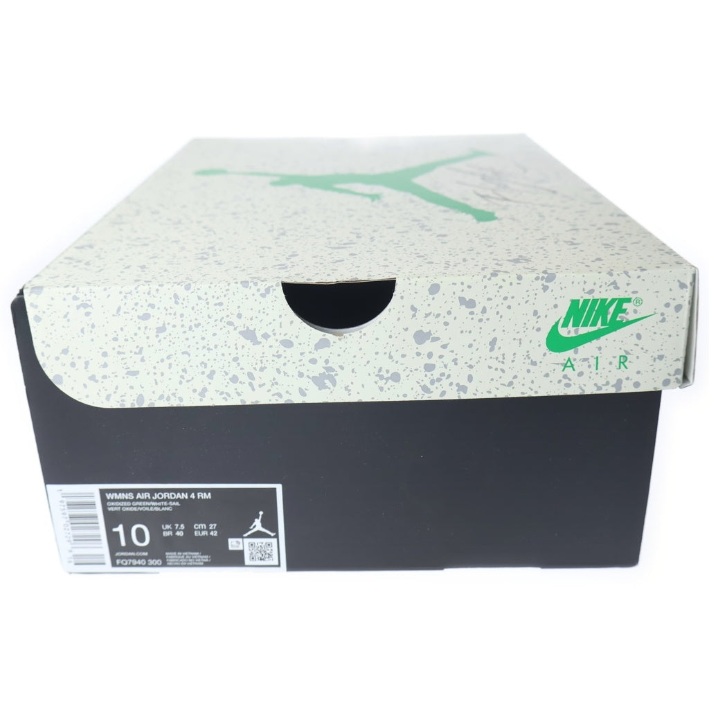 NIKE(ナイキ) WMNS AIR JORDAN 4 RM OXIDIZED GREEN FQ7940-300 ウィメンズ エアジョーダン4 オキシダイズドグリーン ハイカットスニーカー グリーン US10/27cm