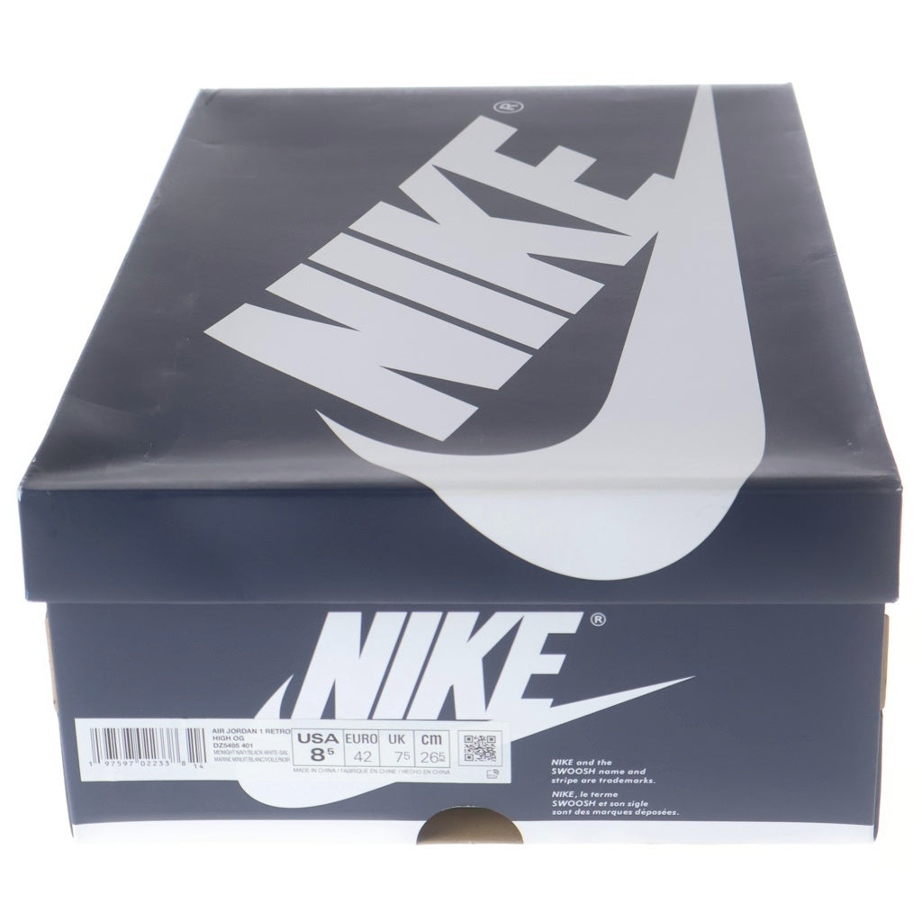 NIKE(ナイキ) AIR JORDAN 1 Retro High OG ハイカットスニーカー ネイビー US8.5/26.5cm DZ5485-041