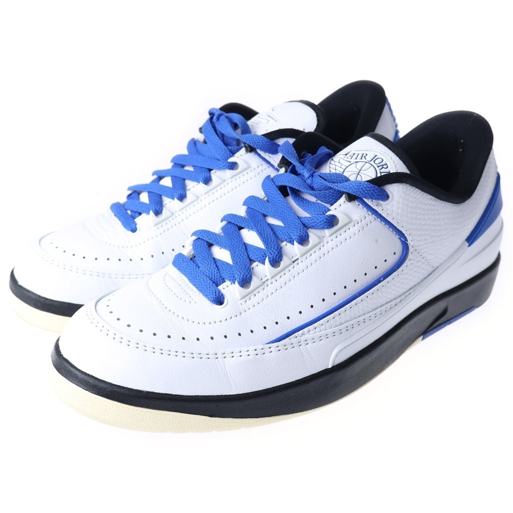 NIKE(ナイキ) WMNS AIR JORDAN 2 RETRO LOW VARSITY ROYAL DX4401-104 ウィメンズ エアジョーダン2 レトロ バーシティロイヤル ローカットスニーカー ホワイト US10/27cm