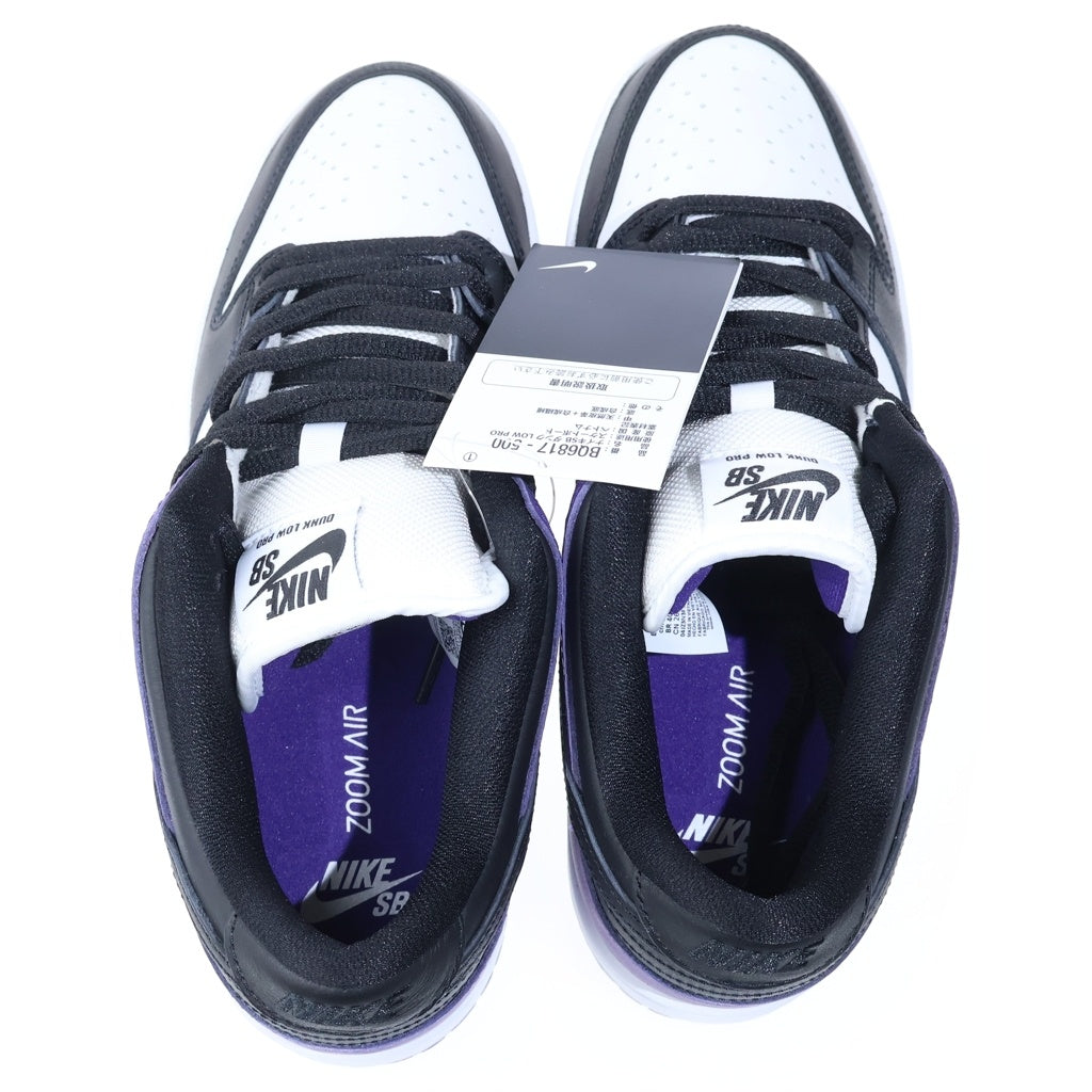 NIKE SB(ナイキエスビー) DUNK LOW RED PLUM ダンク レッドプラム ローカットスニーカー ブラック/パープル US9/27cm BQ6817-501