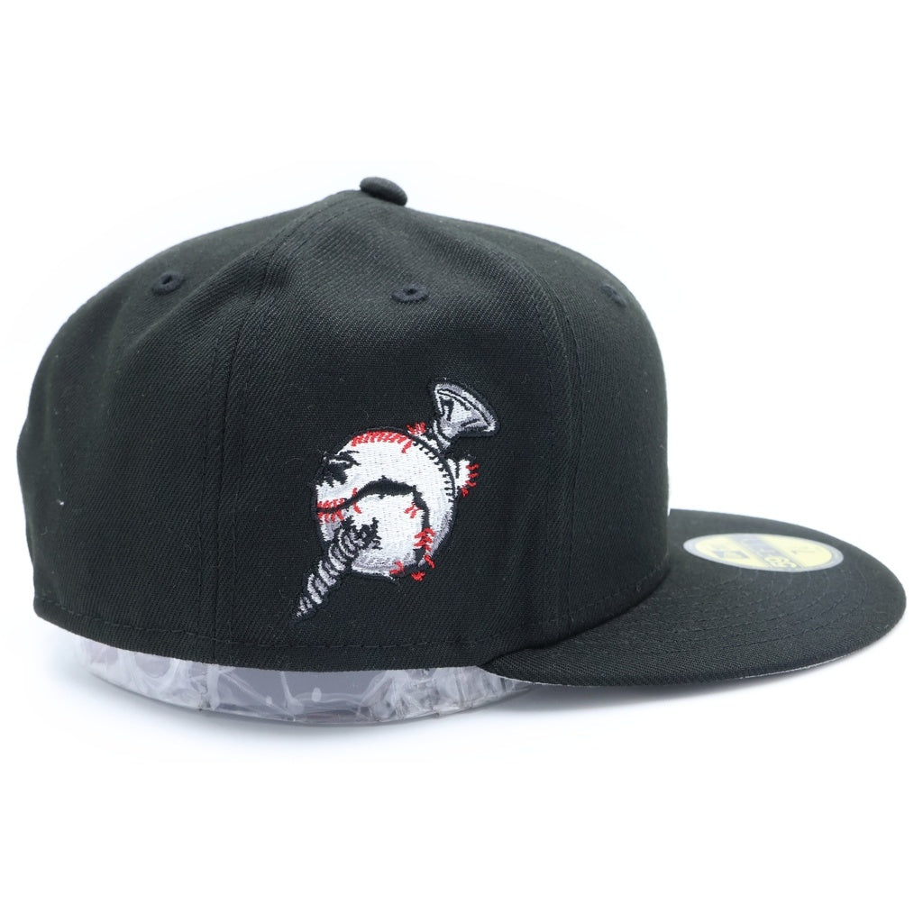 SUPREME(シュプリーム) 24AW Screw Ball S Logo NEW ERA 59FIFTY ベースボールキャップ 帽子 ブラック