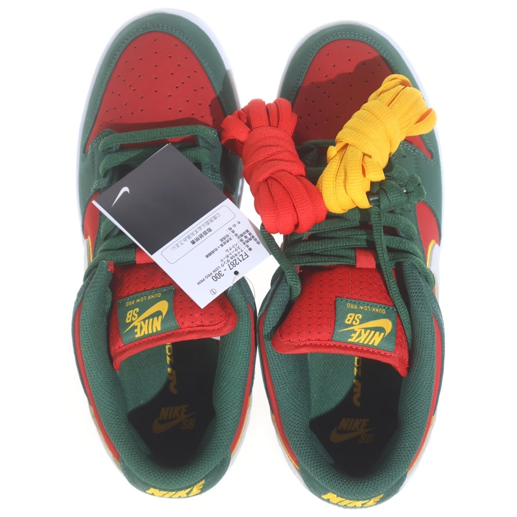 NIKE SB(ナイキエスビー) DUNK LOW SEATTLE SUPERSONICS ダンク シアトル スーパーソニックス ローカットスニーカー レッド/グリーン US9/27cm FZ1287-300