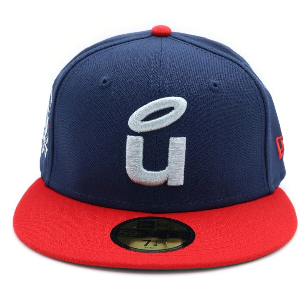 NEW ERA(ニューエラ) ×UNION U Halo Cap ユニオン Uハロ ベースボールキャップ ネイビー/レッド