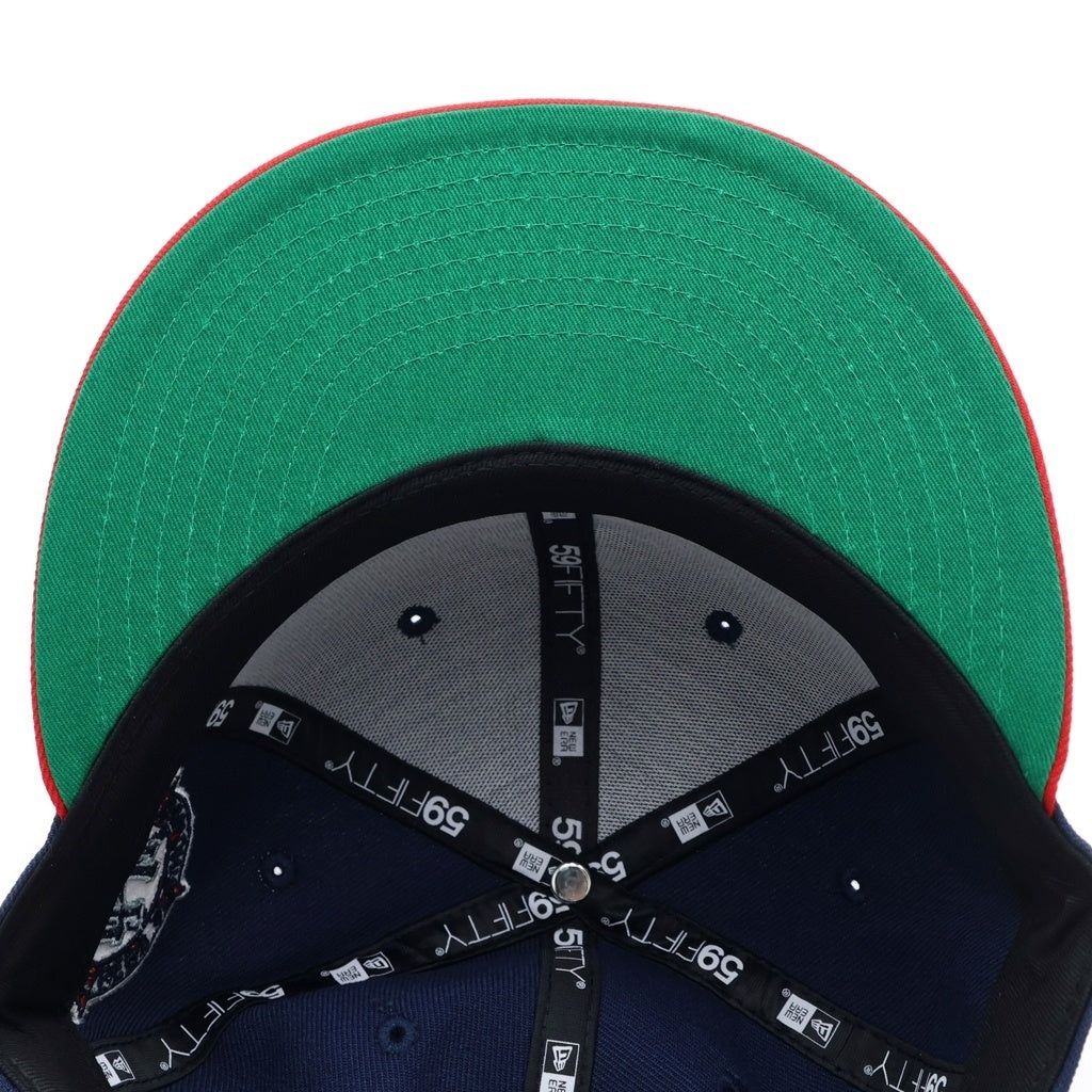 NEW ERA(ニューエラ) ×UNION U Halo Cap ユニオン Uハロ ベースボールキャップ ネイビー/レッド