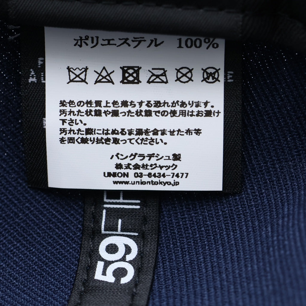 NEW ERA(ニューエラ) ×UNION U Halo Cap ユニオン Uハロ ベースボールキャップ ネイビー/レッド