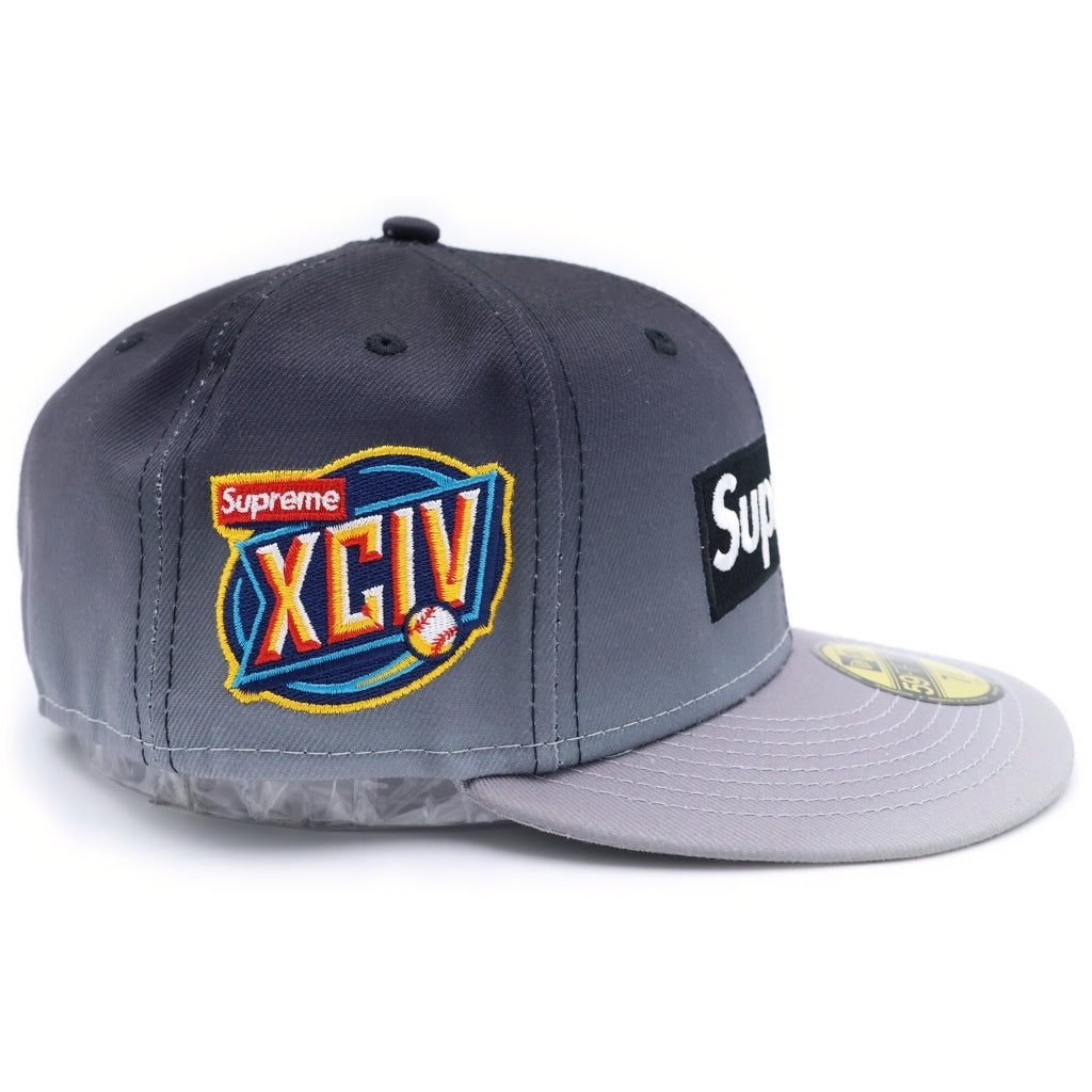 SUPREME(シュプリーム) 23SS ×NEW ERA Gradient Box Logo ニューエラ グラディエント ボックスロゴ ベースボールキャップ グレー