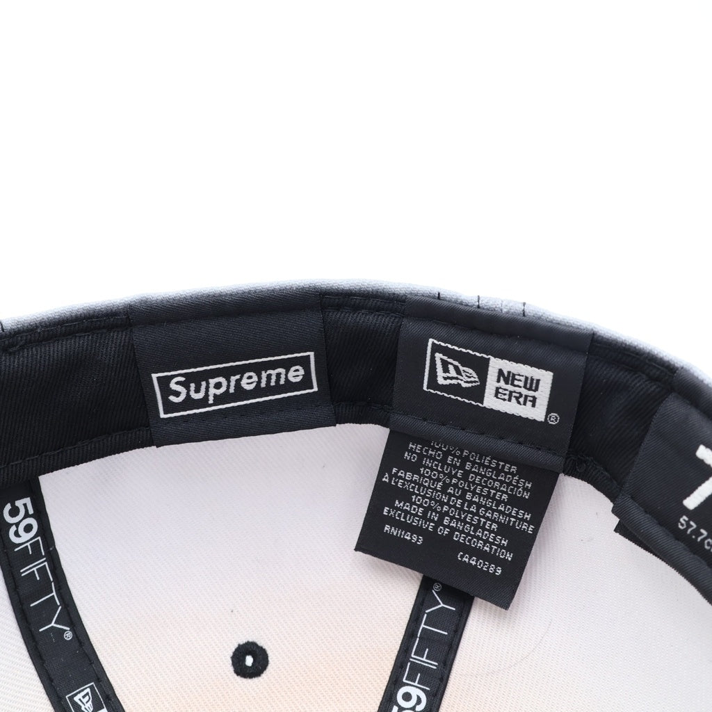 SUPREME(シュプリーム) 23SS ×NEW ERA Gradient Box Logo ニューエラ グラディエント ボックスロゴ ベースボールキャップ グレー