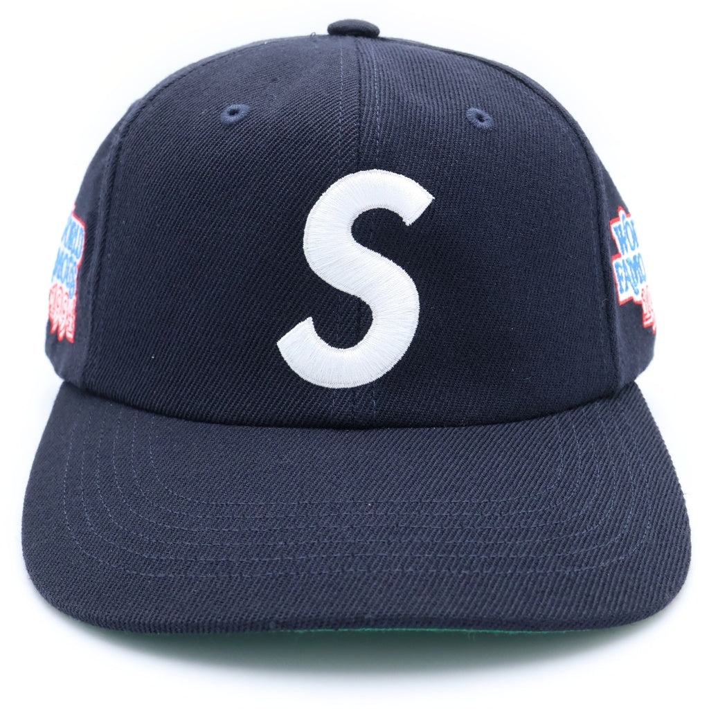 SUPREME(シュプリーム) 25SS WORLD FAMOUS S LOGO 6-PANEL ワールド フェイマス Sロゴ 6パネル キャップ 帽子 ネイビー