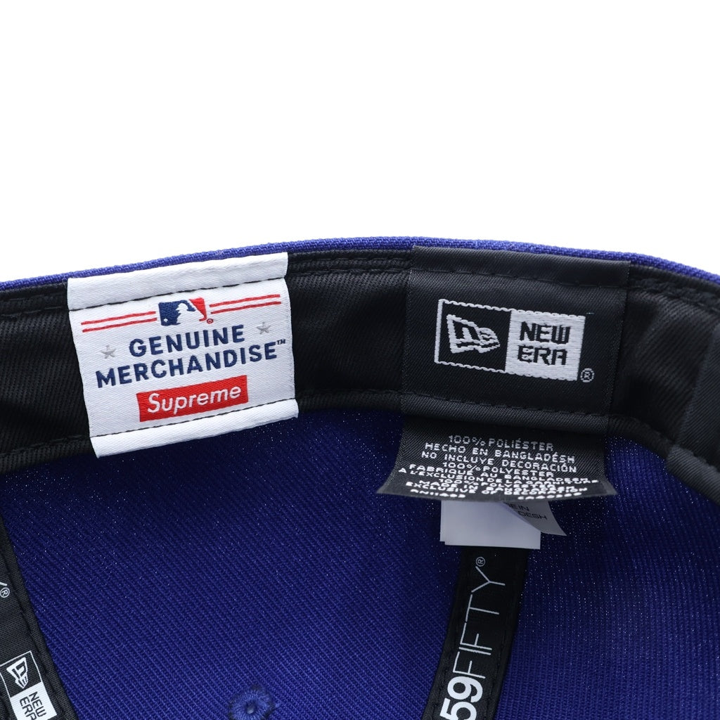 SUPREME(シュプリーム) 24SS ×NEW ERA MLB Teams Box Logo ニューエラ ボックスロゴ ベースボールキャップ 帽子 ブルー