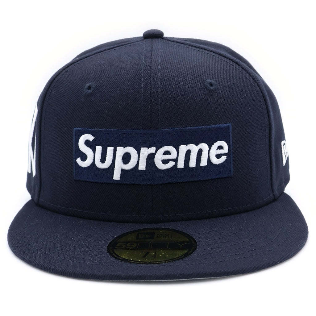 SUPREME(シュプリーム) 24SS ×NEW ERA MLB Teams Box Logo ニューエラ ボックスロゴ ベースボールキャップ 帽子 ネイビー