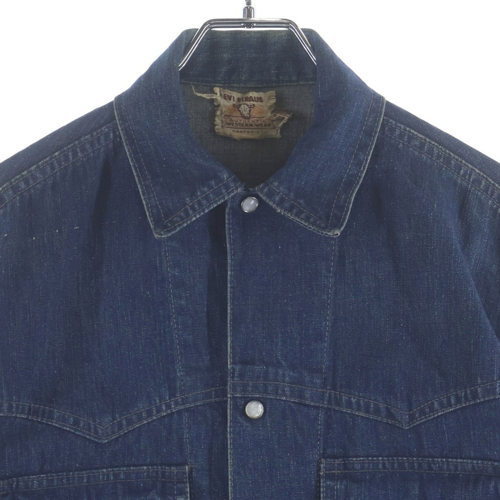 Levi's(リーバイス) 50'S VINTAGE ウエスタン デニム ジャケット ショートホーンタグ インディゴ