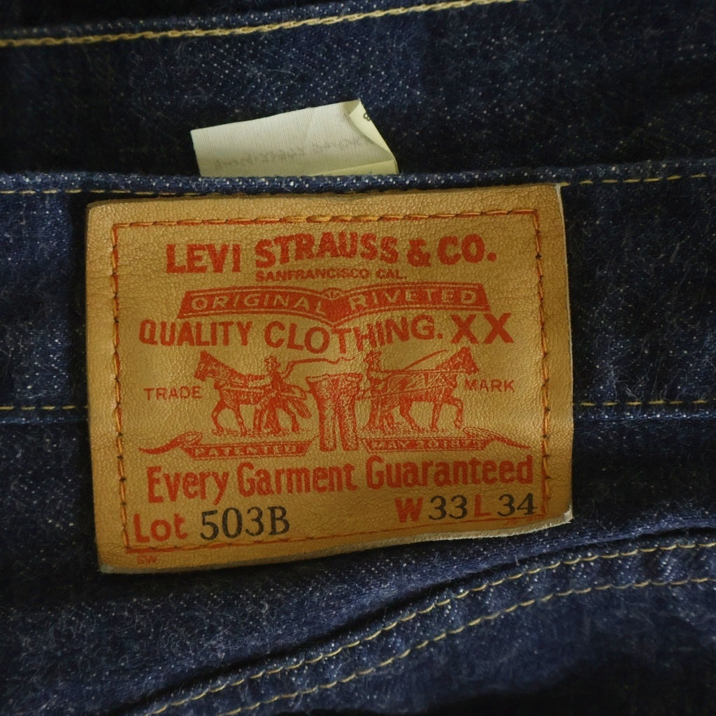 Levi's VINTAGE CLOTHING(リーバイス ビンテージ クロージング) 90'S デッドストック 503B 140周年記念 ボタン裏J22 デニムパンツ 92年製 インディゴ