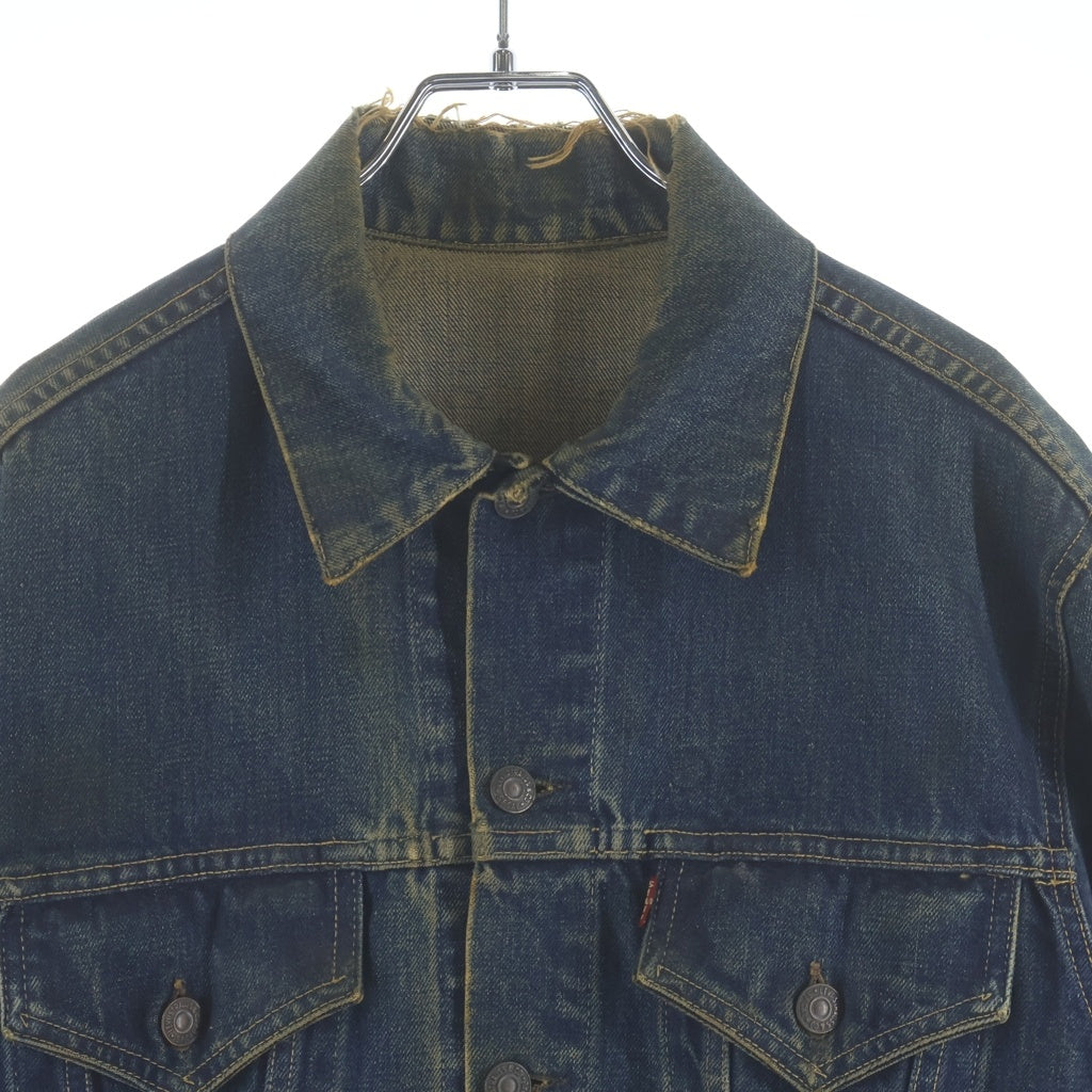 Levi's(リーバイス) 60s VINTAGE 557 ボタン裏O刻印 3rd BIGE 両面タブ 均等V デニムジャケット インディゴ