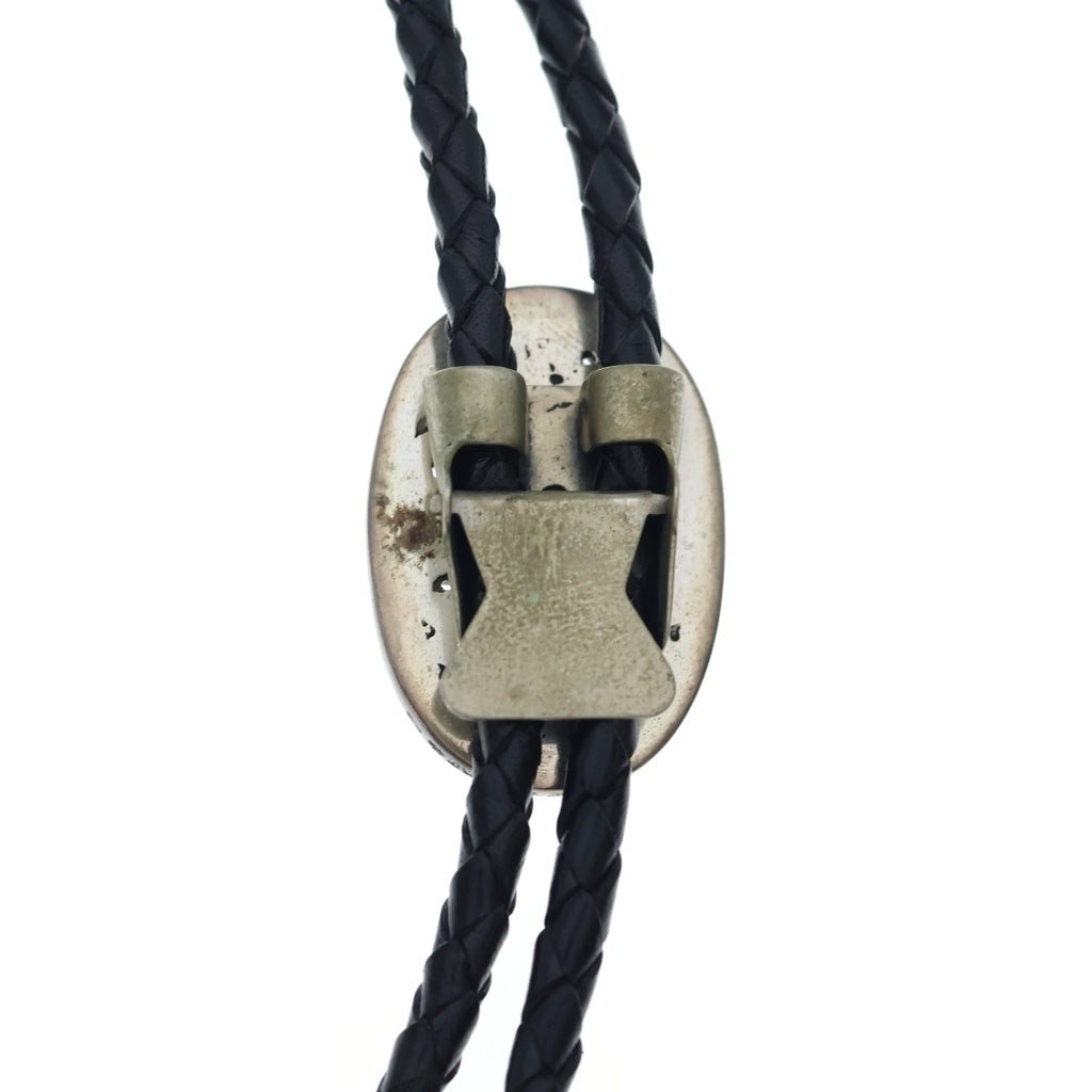 CHROME HEARTS(クロムハーツ) BOLOTIE OVALTINY タイニークラシックオーバルクロス ループタイ シルバー/ブラック BCA209