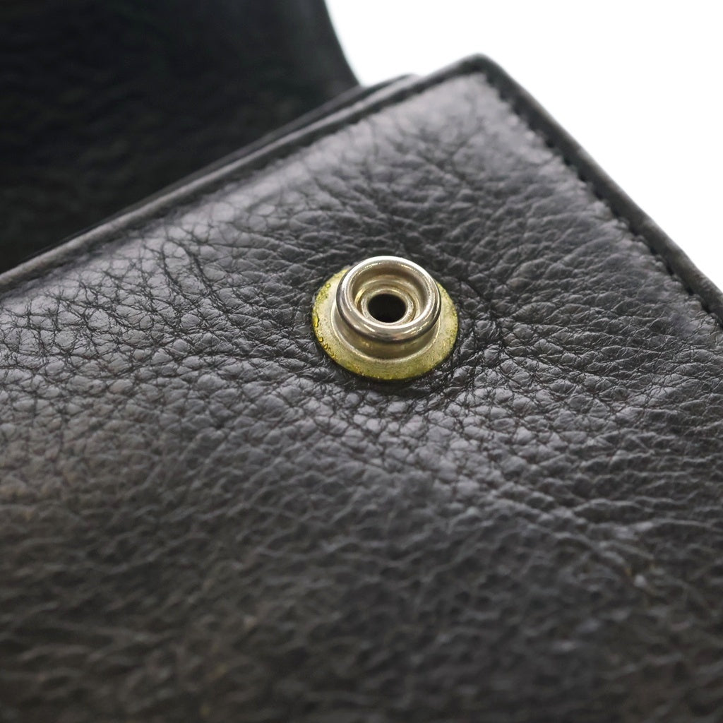 CHROME HEARTS(クロムハーツ) WAVE ウェーブ レザーウォレット 財布 ブラックBCA375
