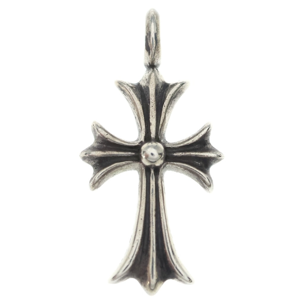 CHROME HEARTS(クロムハーツ) TNY CRSF P/SAP タイニーファットクロス PAVEサファイア ペンダントトップ シルバー