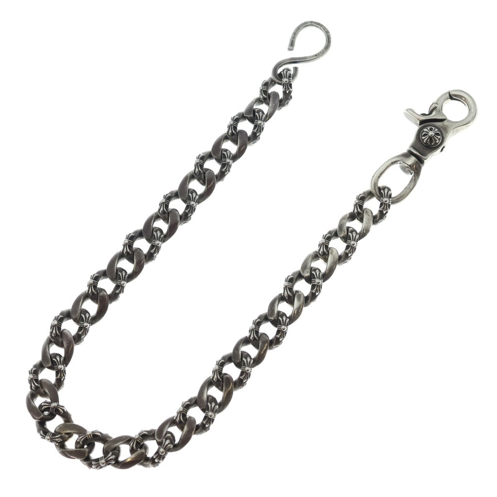 CHROME HEARTS(クロムハーツ) FANCY SHORT-S/1クリップショートファンシー ウォレットチェーン シルバー BCA076