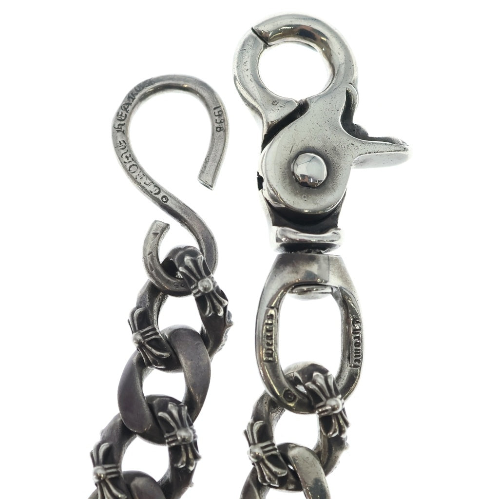 CHROME HEARTS(クロムハーツ) FANCY SHORT-S/1クリップショートファンシー ウォレットチェーン シルバー BCA076